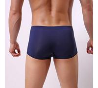 Mutande Uomo Cotone, Boxer Intimi da Uomo Senza Cuciture Design in Pizzo con Vita Bassa Sexy E Confortevole sotto Le Mutandine Comodi E Morbidi Boxer Slip Uomo Dormire Quotidiano
