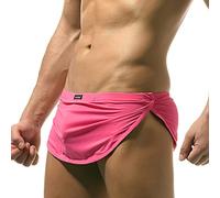 Mutande Uomo Cotone G-String Tinta Unita Leggero Divertente Trunk Lettera A Vita Bassa Mutande Erotiche Traspirante Jockstrap Sissy Lingerie Bikini Slip, Colore: rosa., M
