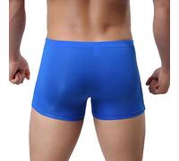 Mutande Uomo Cotone, Mutande di Pizzo Senza Cuciture Design in Pizzo con Vita Bassa Sexy E Confortevole sotto Le Mutandine Comodi E Morbidi Boxer Slip Uomo per Tutti I Giorni
