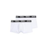 mutande uomo DIESEL shawntwopack set 2 boxer monocromo elastico logo BIANCO XL B