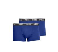 mutande uomo DIESEL shawntwopack set 2 boxer monocromo elastico logo BLU XXL BLU