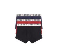 mutande uomo GUESS brian hero tripack set 3 trunks boxer BLACK BLUE COMBO BLACK