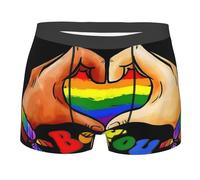 Mutande Uomo LGBT Pride Rainbow Be You Intimo Mutande Moda Sport Boxer Comodi, per Marito, Fidanzato, Amanti, XL