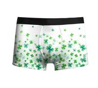 Mutande Uomo Moda Stampato Intimo Uomo con St Patrick's Holiday Fashion Uomo Mutande Intimo Divertente, verde, M
