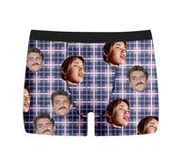 Mutande Uomo Personalizzate con Foto Slip Boxer Intimo Personalizzati con Viso Mutande Divertenti novità Regali di Valentine's Day per Il Fidanzato del Marito