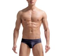 Mutande Uomo - Sexy da Tasca A U in Rete Sexy da Dopo Mutande Vuote (Dark Blue L)