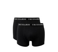 mutande uomo TRUSSARDI branded elastic bipack boxer Black NERO 420564