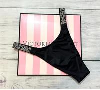 Mutandina Brasiliana Con Logo In Strass Di Victoria's Secret XS S M L XL