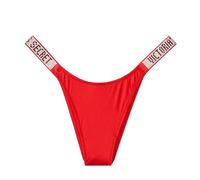 Mutandina Brasiliana Con Logo In Strass Di Victoria's Secret XS S M L XL