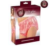 Mutandina Rosa per Pannolino Trasparente PVC Apribile Elastico