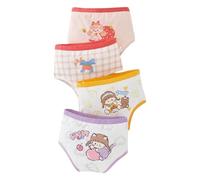 Mutandine Bambina 2 Anni,4 Pezzi Mutande Assorbenti Donna Ciclo, Culotte Bambina,Slip Bambina con Stampati,Mutandine Neonata Copripannolino Cotone,Mutandine Spannolinamento (Orange, 7-8 Years)