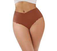 Mutandine da donna color pelle, senza cuciture, senza cuciture, a vita larga, a vita bassa, slip hipsters, panty skiny, traspiranti, mutandine invisibili, tinta unita