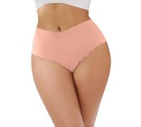 Mutandine da donna color pelle, senza cuciture, senza cuciture, a vita larga, a vita bassa, slip hipsters, panty skiny, traspiranti, mutandine invisibili, tinta unita