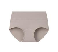 Mutandine da donna in cotone a vita alta, antibatteriche 7A traspiranti con cavallo allungato, comode e pratiche per un supporto ottimale, mutandine da donna, cachi., XL