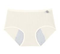 Mutandine da donna mestruale di grandi dimensioni, anti-perdite, traspiranti, brevi e morbide e rispettose della pelle, ideali per curve generose, mutandine, beige, XL