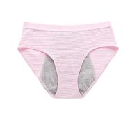 Mutandine da donna mestruale di grandi dimensioni comode a prova di perdite, effetto di sollevamento delle linee di fianchi, pratiche e sicure, mutandine, Rosa, XS