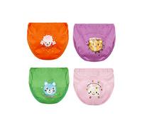Mutandine di Apprendimento Bambino, Morbuy Mutandine Allenatrici per Bambini Mutande di Cotone Pantaloni da Allenamento Lavabili e Riutilizzabili Confezione da 4 (95 (90cm/13kg/24M),G)