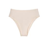 Mutandine di Grandi Dimensioni Cotone Femminile Mezza Anca Vita Alta Tinta Unita Triangolo da Donna Sexy Aperto Slip Donna Lovable Pizzo Mutande Pancia Piatta (White, M)