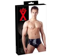Mutandine in lattice da uomo LATE X con plug anale gonfiabile, nere, XL