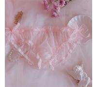 Mutandine intimo donna pizzo e chiffon eleganti maglia trasparente collezione