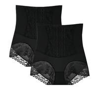 Mutandine Modellanti in Pizzo a Vita Alta, Pantaloni Modellanti per Il Corpo Post-Parto e per Il Sollevamento dei Fianchi Senza Cuciture da Donna(C,M)