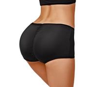 Mutandine per Il Sollevamento del Sedere da Donna Mutande Push up per Il Sedere da Donna Intimo Modellante imbottito per rinforzare l'anca (IT, Testo, S, Regular, Regular, Nero)