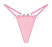 Mutandine Perizoma Sexy da Donna, Perizoma A Vita Bassa con Fibbia Ad Amore Cava, Slip Intimi da Donna Mutandine Bikini Elasticizzate Lingerie T Back,Pink,S