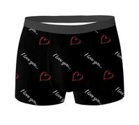 Mutandine Personalizzate con Volto per Ragazzi Comode e Classiche per Tutti i Giorni (21-Black, 6-7 Years)