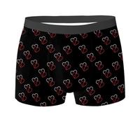 Mutandine Personalizzate per Ragazzi con Stampe Divertenti e vestibilità Comoda Classica per Tutti i Giorni (25-Black, 3-4 Years)