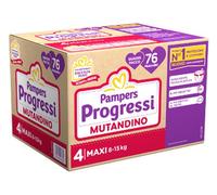 Mutandino Tg.4 Maxi Pampers Progressi Quadri 76 Pezzi