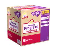 Pampers progressi mutandino xl quadri pacco x60