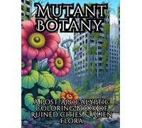 Mutant Botany: A Post-Apocalyptic Coloring Book of Ruined Cities & Alien Flora: Dark Fantasy Plant Art - Overgrown Wastelands, Abandoned Metropolises & Bio-Mechanical Vegetation for Adults & Teens