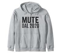 Mute dal 2020 Ironica Divertente Ufficio Smart Working Call Felpa con Cappuccio