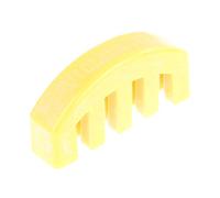 Mute per violino in gomma durevole, pratica in gomma, silenziatore, controllo del volume per accessori per violino accessori per violino (Color : Yellow)