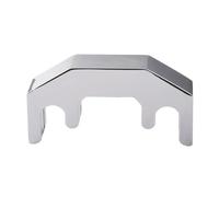 Mute per violino Silenzioso Pratica Heavy Metal Violino Mute Per 1/2 3/4 4/4 Accessori per violino (Color : Silver)