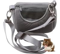 Muteitt Borsa per Trasportini per Animali di Piccola Taglia con Tracolla Regolabile Gabbia Viaggio per Criceti Trasportino per Ratti Traspirante Trasportino Viaggio Portatile