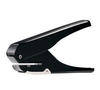 Muteitt Perforatrice Ovale in Metallo a Foro Singolo Perforatrice Durevole a Forma di Ellisse Perforatrice di Carta con Foro Ovale Tenuta in Mano per Ricevuta di Carta D'identità