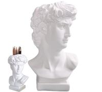 Muteitt Statua del David Greco David Scultura Porta Pennelli per Trucco Contenitore Portapenne per Scrivania Ufficio Stazionario Organizer Decor