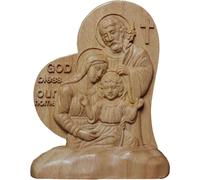Muteitt Statua di Gesù Cattolico, Statua della Sacra Famiglia Statue di Gesù della Sacra Famiglia Cattolica, Statuetta della Sacra Famiglia Gesù Maria Giuseppe Decorazione Religiosa
