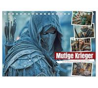 Mutige Krieger (Tischkalender 2026 DIN A5 quer), CALVENDO Monatskalender: Entdecken Sie die Legenden und Epen, die die Welt geprägt haben, und erleben ... Vielfalt der kriegerischen Helden.