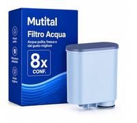 Mutital Set di per Macchine da Caffè, Compatibili con Sistema Philips AquaClean (Codice CA6903), Filtro Anticalcare Specializzato per Macchine Espresso e Macchine da Caffè Automatiche (8 pezzi)