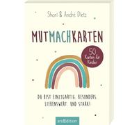 Mutmachkarten: Du bist einzigartig. Besonders. Liebenswert. Und stark! | Kartenbox mit 50 Affirmationskärtchen für Kinder