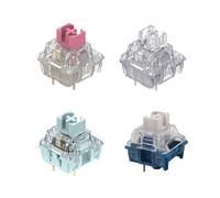 Muto Linears Interruttori 3Pin Meccanico Tastiere Ttcs Silence Bluastro Bianco