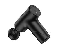 Muto Pistola for massaggi in plastica con 3 velocità, massaggiatore a percussione confortevole, silenzioso e potente, for uso domestico e in ufficio. compatto(1 Chamber)