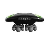 Muto Pistola for massaggi in plastica con 9 velocità, massaggiatore portatile ricaricabile, massaggiatore a percussione for tutto il corpo for alleviare il dolore compatto(Svart)