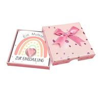 Mutstein per bambini Inizio della scuola, Bambini educazione Lucky Stone, Set di Arte con Carte Creative Casella Attività Pietre preziose per aula Regalo per studenti Ritorno alle scuole Lucky Stone