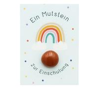 Mutstein per bambini Inizio della scuola, Bambini educazione Lucky Stone, Set di Arte con Carte Creative Casella Attività Pietre preziose per aula Regalo per studenti Ritorno alle scuole Lucky Stone