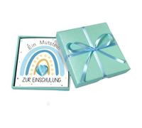 Mutstein per bambini Inizio della scuola, Bambini educazione Lucky Stone, Set di Arte con Carte Creative Casella Attività Pietre preziose per aula Regalo per studenti Ritorno alle scuole Lucky Stone