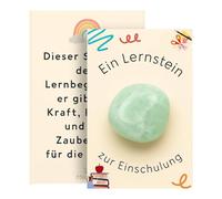 Mutstein per bambini Inizio della scuola, Bambini educazione Lucky Stone, Set di Arte con Carte Creative Casella Attività Pietre preziose per aula Regalo per studenti Ritorno alle scuole Lucky Stone