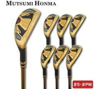 MUTSUMI HONMA MH030 Utility Hybrid Iron #8 Flex SR Graphite Shaft Golf